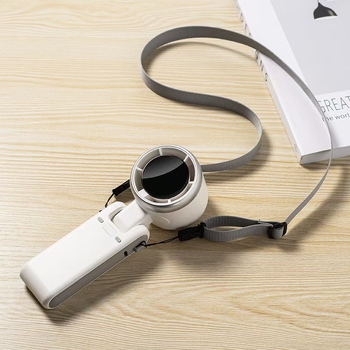 Ανεμιστήρας για τον λαιμό, φορητός, με USB, αναδιπλούμενος, αθόρυβος (5V, 4 ταχύτητες, ενσωματωμένη μπαταρία, κινητήρας χωρίς ψήκτρες, τροφοδοσία USB)