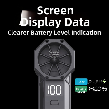 Χειροκίνητο πιστόλι καθαρισμού με τουρμπίνα για πλύσιμο αυτοκινήτων, εκτόξευση νερού και αφαίρεση σκόνης — Healthy Photo