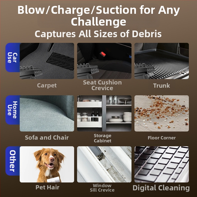 Ръчен пистолет за измиване на автомобили с турбинна технология за издухване на вода и прах — Healthy Photo