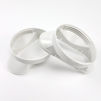 Heidi Technology συνδετήρας σωλήνα εξαγωγής κινητής μονάδας κλιματισμού με επίπεδη διεπαφή ακροφυσίου και πλάκα σφράγισης παραθύρου