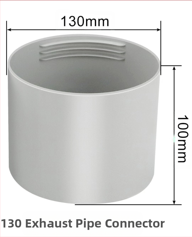 Heidi Technology съединител за изпускателната тръба на мобилен климатик с плосък накрайник и прозоречно уплътнение