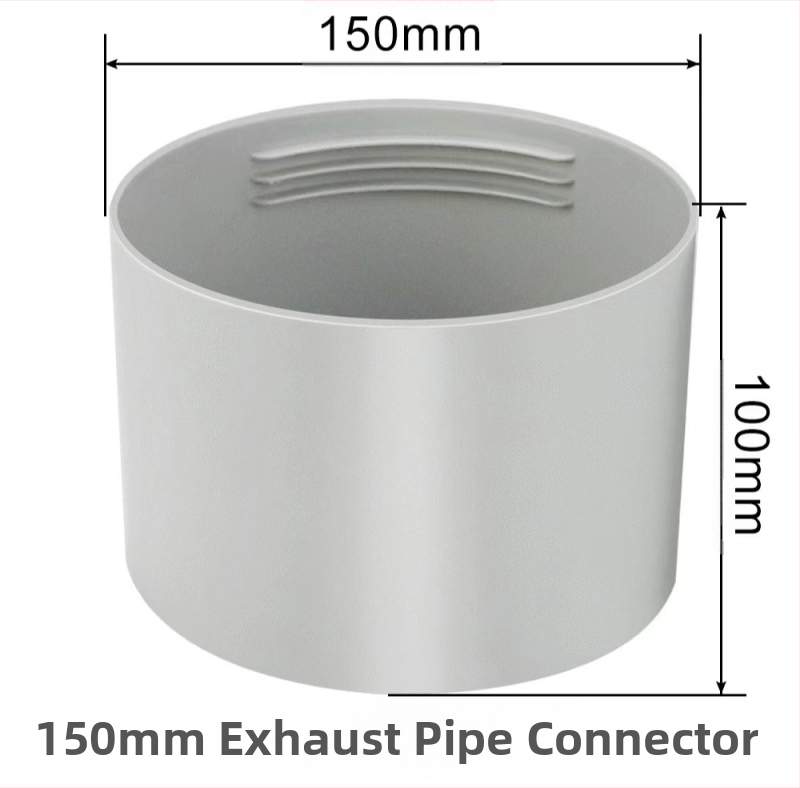 Heidi Technology съединител за изпускателната тръба на мобилен климатик с плосък накрайник и прозоречно уплътнение