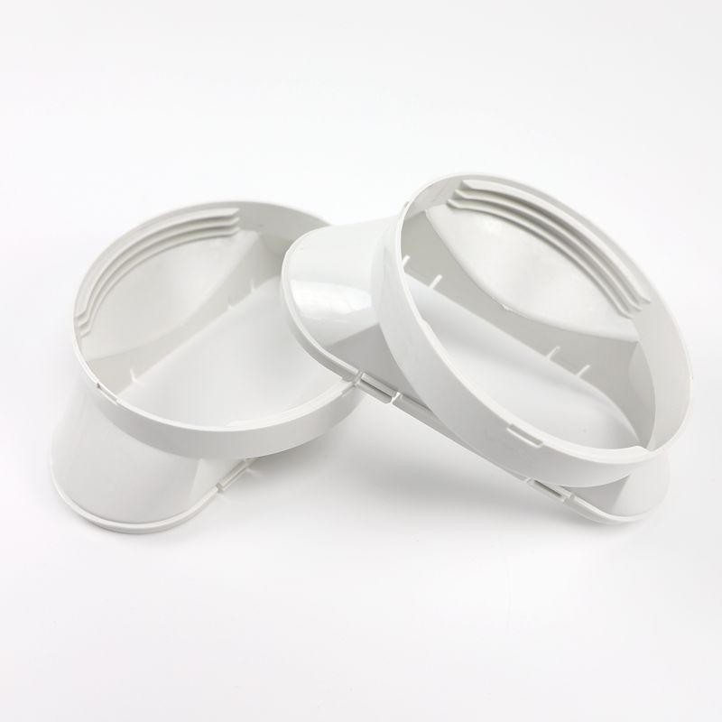 Heidi Technology съединител за изпускателната тръба на мобилен климатик с плосък накрайник и прозоречно уплътнение