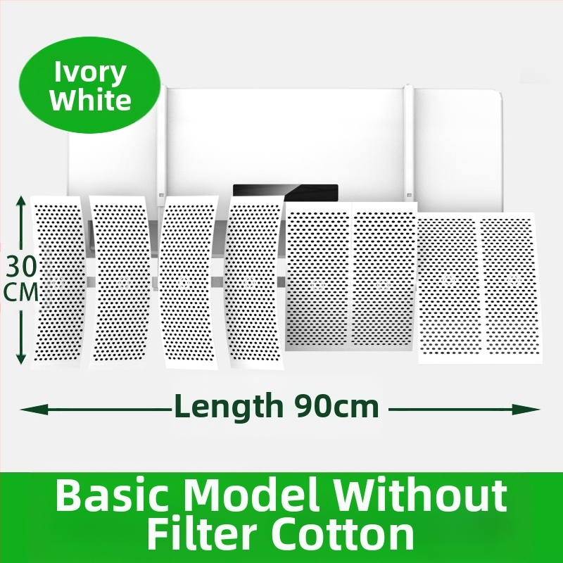 Deflector de aer pentru aer conditionat, montat pe perete, ABS, control universal al direcției curentului de aer, pentru dormitor