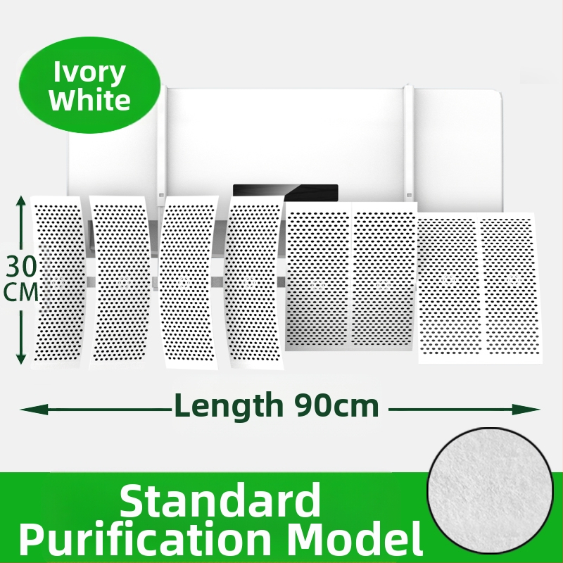 Deflector de aer pentru aer conditionat, montat pe perete, ABS, control universal al direcției curentului de aer, pentru dormitor