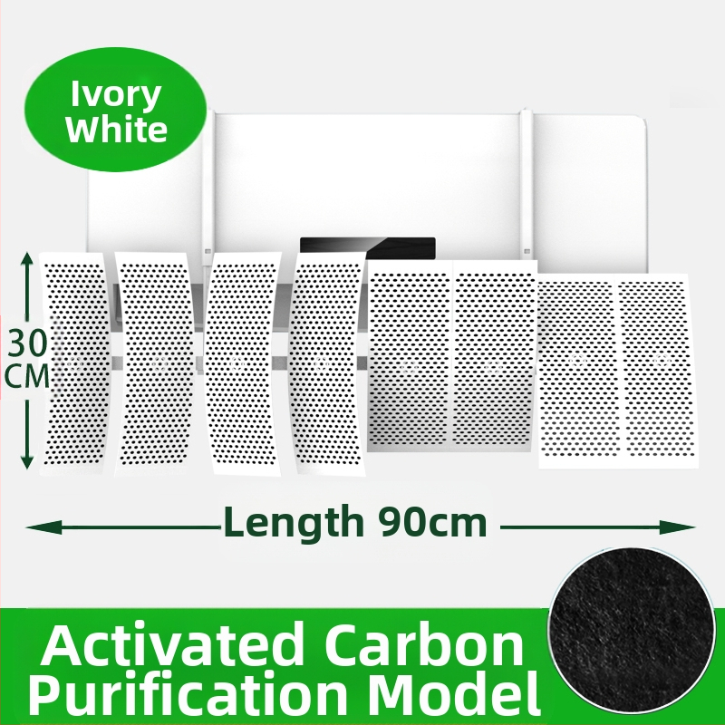 Deflector de aer pentru aer conditionat, montat pe perete, ABS, control universal al direcției curentului de aer, pentru dormitor