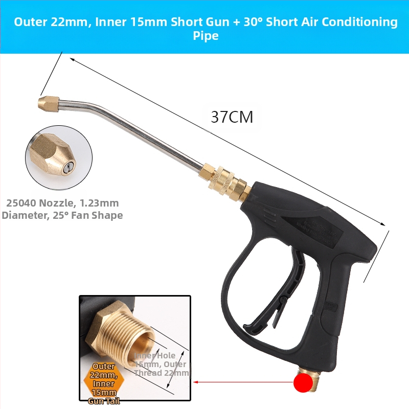 Aukšto slėgio vandens purkštuvų purškimo pirutėls oro kondicionierių valymui — nerūdijančio plieno kampinis jungtis, varinis greitas jungtis, ventiliatoriaus formos purškimo antgalis