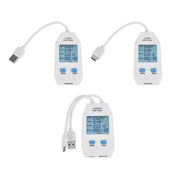 Μετρητής USB UT658 — Ψηφιακή οθόνη για μέτρηση εξόδου τάσης, ρεύματος, ισχύος, χωρητικότητας και αντίστασης βρόχου