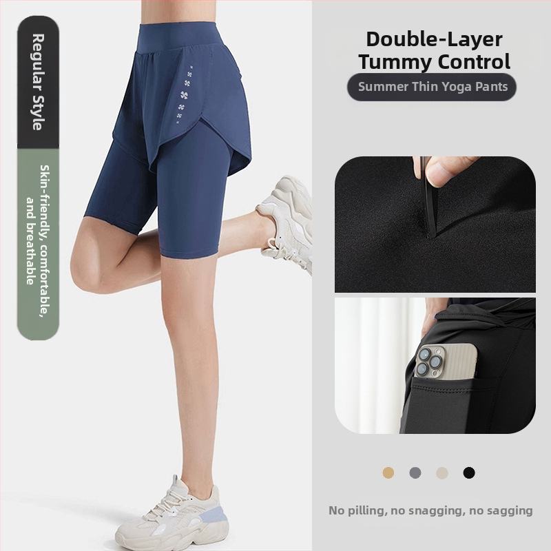 Moteriški vasariniai jogos kelnaitės – lengvos, elastingos, su vidurio juosmeniu, lieso kirpimo, greitai džiūna ir kvėpuoja, tinka bėgimui, fitnesui ir dviračiams