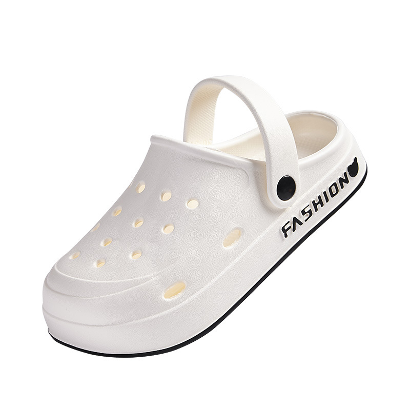 Unisex EVA Crocs stiliaus šlepetės su stora padu, neslidžios, atsparios vandeniui ir kvėpuojančios