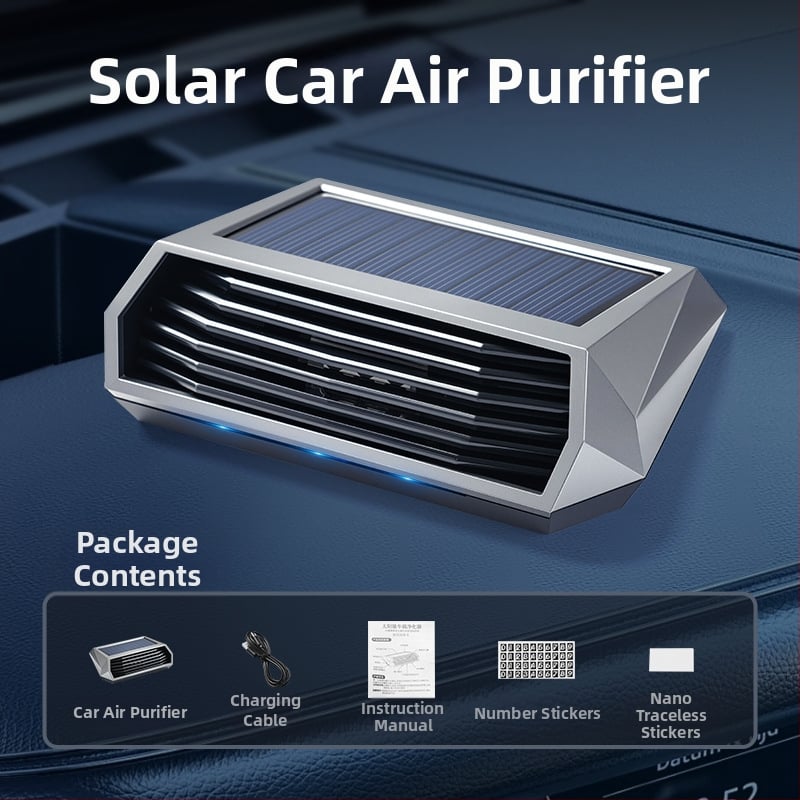 Οζονικός καθαριστής αέρα αυτοκινήτου, Μοντέλο 8813, USB τροφοδοσία (5V), 2W, Δραστικό οξυγόνο 40 mg, Αρνητικά ιόντα 100000