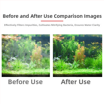 Аквариумна керамична филтърна медия, филтърни влакна, 420 g, без внос, марка: Други