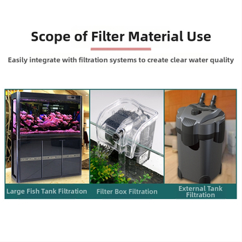 Аквариумна керамична филтърна медия, филтърни влакна, 420 g, без внос, марка: Други