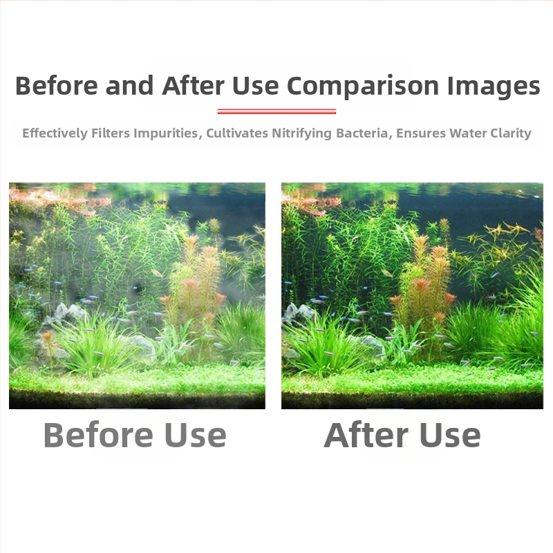 Аквариумна керамична филтърна медия, филтърни влакна, 420 g, без внос, марка: Други