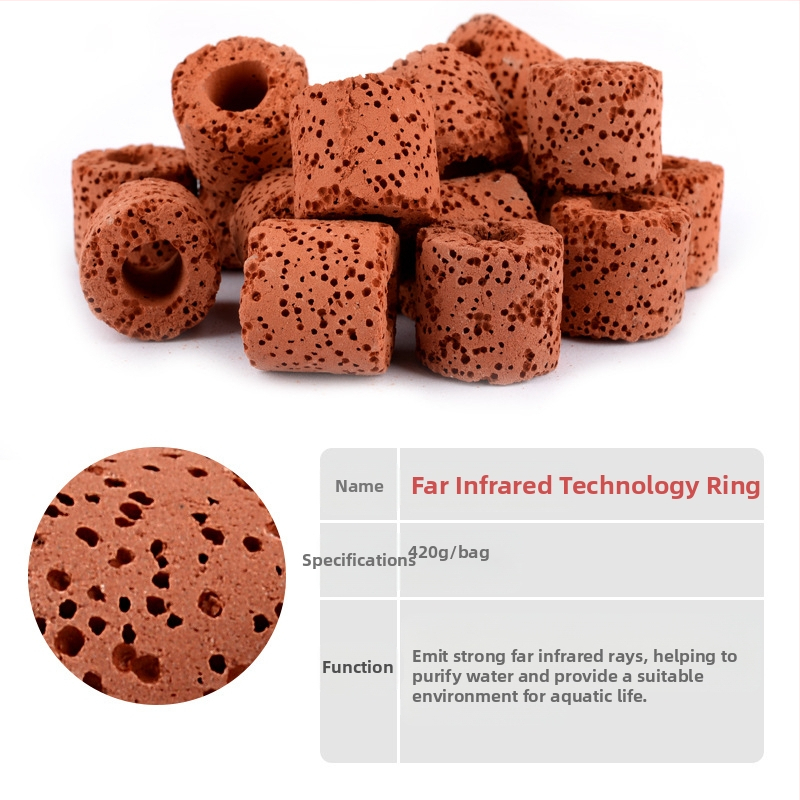 Аквариумна керамична филтърна медия, филтърни влакна, 420 g, без внос, марка: Други