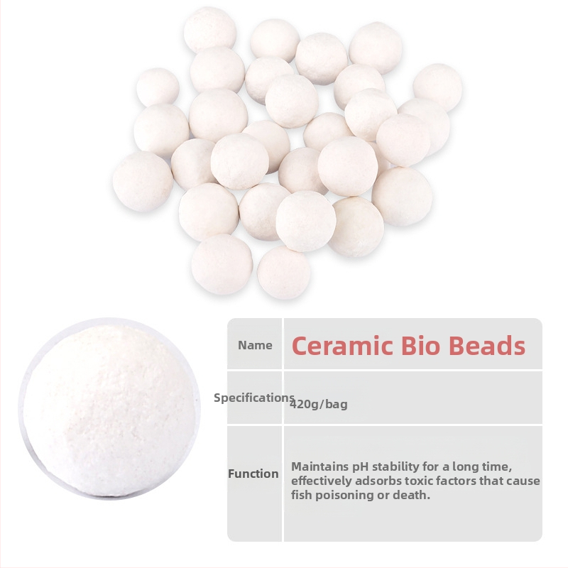 Аквариумна керамична филтърна медия, филтърни влакна, 420 g, без внос, марка: Други