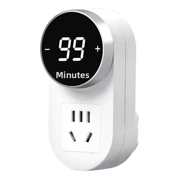 Kailan laikmačio lizdas su apsauga nuo persikrovimo, įkrovimo apsauga namų įrenginiams ir telefonams, automatinis išjungimas su atbuline atskaita