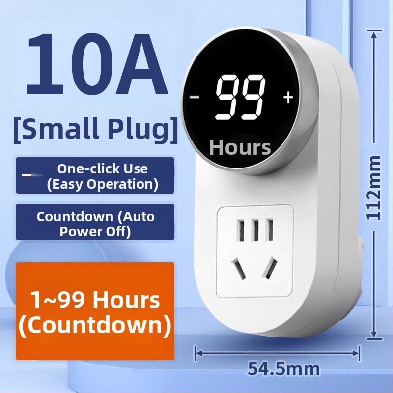 Kailan laikmačio lizdas su apsauga nuo persikrovimo, įkrovimo apsauga namų įrenginiams ir telefonams, automatinis išjungimas su atbuline atskaita