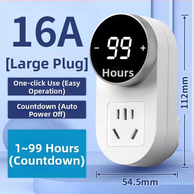 Kailan laikmačio lizdas su apsauga nuo persikrovimo, įkrovimo apsauga namų įrenginiams ir telefonams, automatinis išjungimas su atbuline atskaita