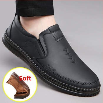 Ανδρικοί λοφέρ από microfiber δέρμα, Casual στυλ, αντιολισθητική σόλα, Dragonfly