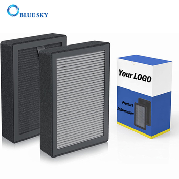 LV-H128 oro valymo įrenginio filtrų kasetė | Lanyu | H13 True HEPA filtras, sulaiko 99,97% dulkių, žiedadulkių, dūmų ir kvapų