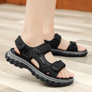 Ανδρικά αναπνεύσιμα σάνδαλα North Carolina με δίχτυ, Velcro κλείσιμο, ανοιχτό δάχτυλο