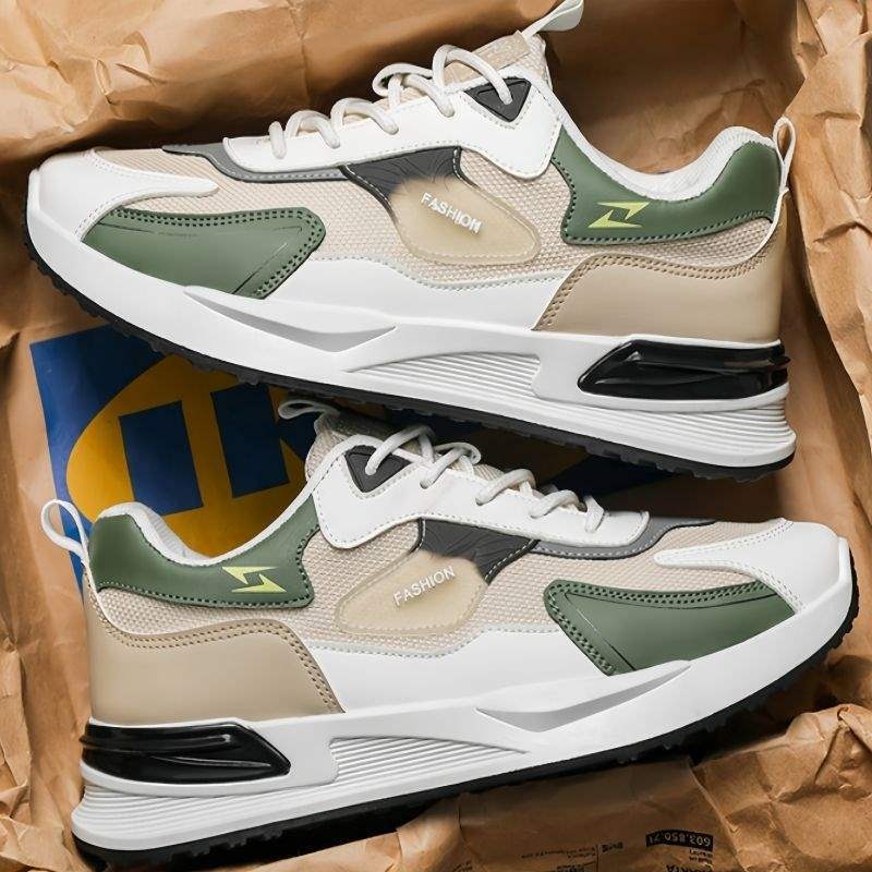 Pantofi sport casual pentru bărbați, cu partea superioară din PU respirabil, talpă PVC, slip-on, toc redus