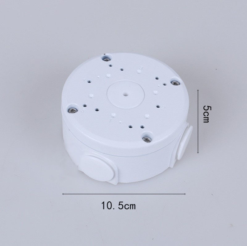 Βάση κάμερας οροφής για παρακολούθηση με ημισφαιρική πλάκα προσαρμογής και θήκη καλωδίων, 360° περιστροφή, πλαστικό