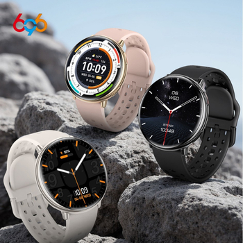 GPS αθλητικό ρολόι για γυναίκες με ηλεκτρονικό μηχανισμό κίνησης, λουρί σιλικόνης, κυκλικό καντράν, μπαταρία 300mAh