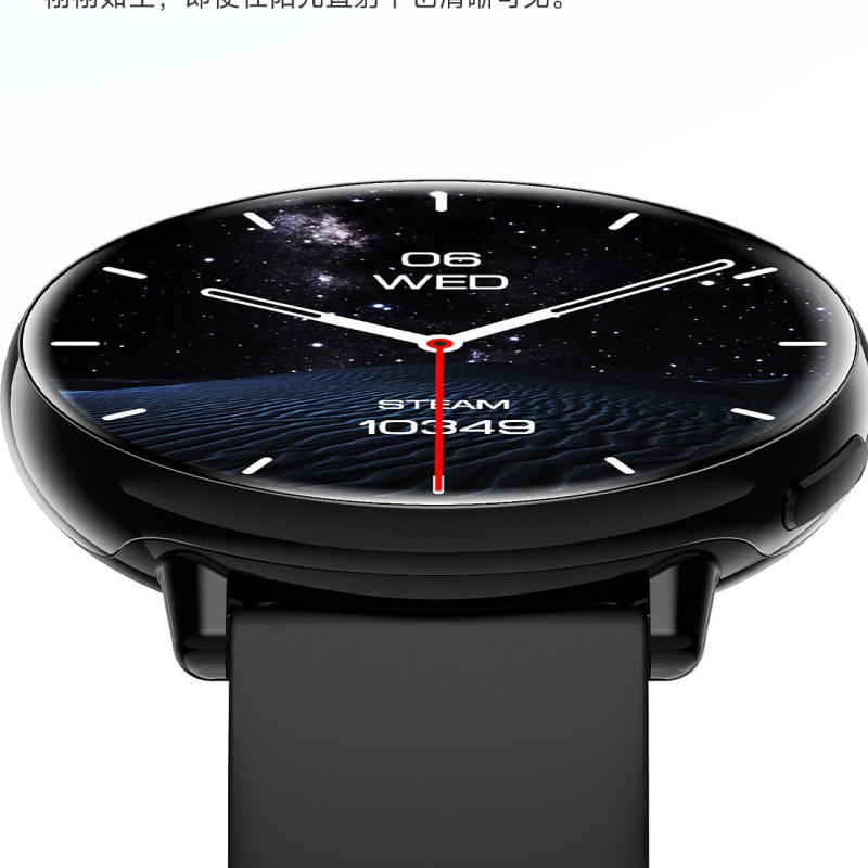 GPS αθλητικό ρολόι για γυναίκες με ηλεκτρονικό μηχανισμό κίνησης, λουρί σιλικόνης, κυκλικό καντράν, μπαταρία 300mAh