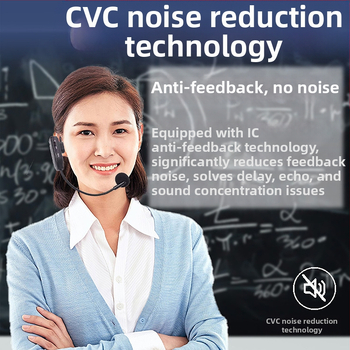 Ακουστικό μικρόφωνο για συνεδριάσεις με ενσωματωμένη μπαταρία 300–500 mAh, υπερκαρδιοειδής λήψη, εύρος συχνοτήτων 100 Hz–20 kHz, SNR ≥75 dB