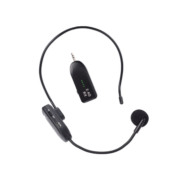 Ακουστικό μικρόφωνο για συνεδριάσεις με ενσωματωμένη μπαταρία 300–500 mAh, υπερκαρδιοειδής λήψη, εύρος συχνοτήτων 100 Hz–20 kHz, SNR ≥75 dB