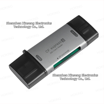 Αναγνώστης καρτών δύο σε ένα USB 3.2 με διεπαφή USB-C 3.2 – Υποστήριξη SD καρτών, αλουμινένιο περίβλημα