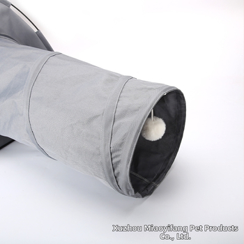 Σκηνή για γάτες με τούνελ – όλες οι εποχές, κλειστή, αδιάβροχη, αποσπώμενη και πλενόμενη (υλικό: ύφασμα + καμβά)