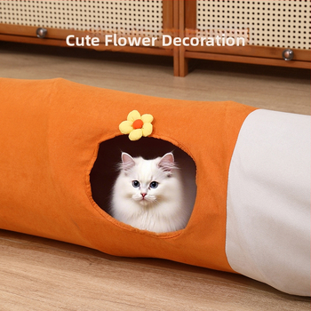 Τούνελ γάτας με πολλαπλές τρύπες, πτυσσόμενος ευθύς σωλήνας, ύφασμα - Xinxuan