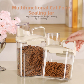 Container de depozitare alimentară pentru cereale, fasole și orez | sigilat, rezistent la umezeală și la dăunători | PET plastic