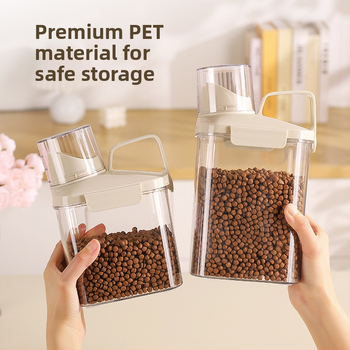 Enjoy Things αποθηκευτικό δοχείο τροφίμων για δημητριακά, όσπρια και ρύζι | σφραγισμένο, ανθεκτικό στην υγρασία και στα έντομα | PET πλαστικό