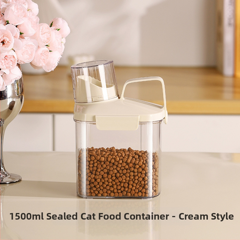 Container de depozitare alimentară pentru cereale, fasole și orez | sigilat, rezistent la umezeală și la dăunători | PET plastic