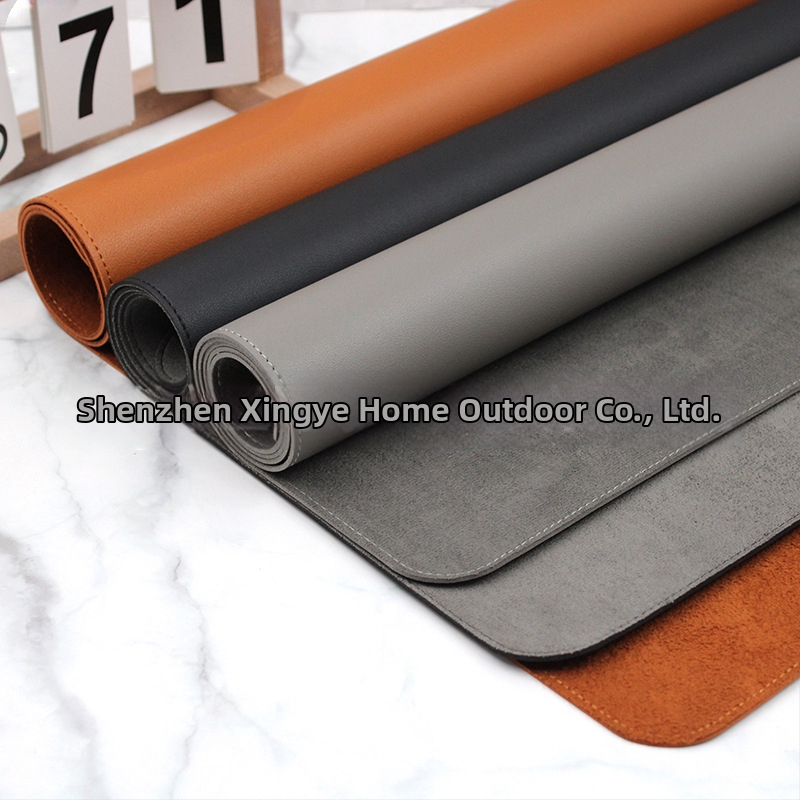 PU bőr asztal alátét – négyzetes, egyszínű, modern minimalista stílus; Anyag: PU bőr; Forma: négyzet; Mintázat: egyszínű; Stílus: modern minimalizmus; Minőség: első osztályú termékek