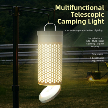 LED λαμπτήρας κατασκήνωσης, τροφοδοτούμενος με μπαταρία, 3,7V, 5W, διακόπτης κουμπιού