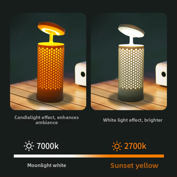 LED λαμπτήρας κατασκήνωσης, τροφοδοτούμενος με μπαταρία, 3,7V, 5W, διακόπτης κουμπιού