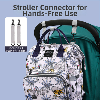 Σακίδιο μαμά – Oxford υλικό, γεωμετρικό μοτίβο, πολυεστερική επένδυση, ultra-ελαφρύ