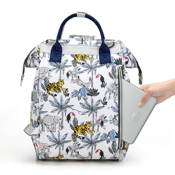 Σακίδιο μαμά – Oxford υλικό, γεωμετρικό μοτίβο, πολυεστερική επένδυση, ultra-ελαφρύ