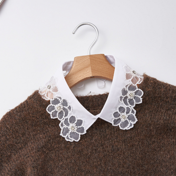 Κομψό ψεύτικο κολάρο με χάντρες για γυναίκες – πολυεστερική ίνα με επένδυση πολυεστέρα; διακοσμητικό κολάρο με χάντρες, από κλασικό έως προχωρημένο στυλ; Άνοιξη 2025.