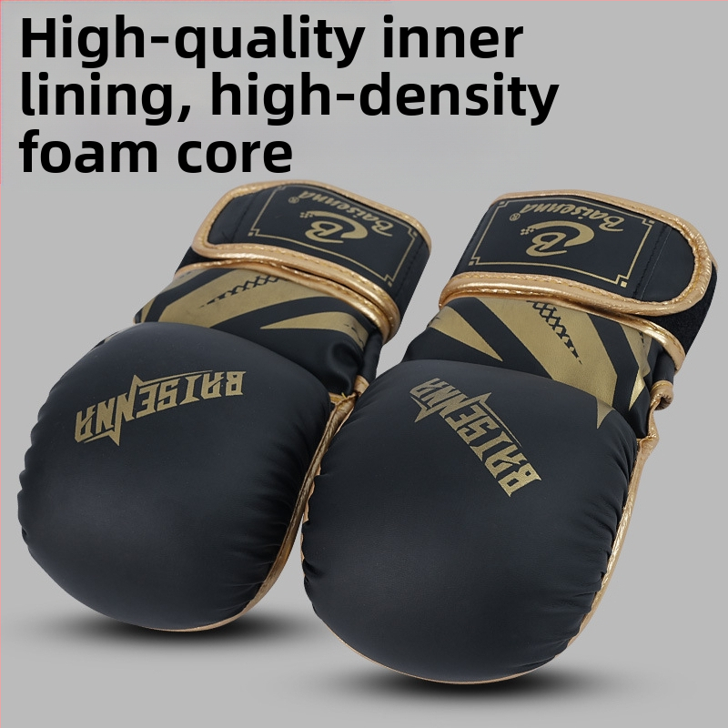 Боксови ръкавици Bugarte, PU материал, носими стил, подходящи за бойни изкуства и самозащита