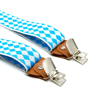 Elastīgās 3 sprādzes jacquard jostas pieaugušajiem, krustots muguras daļa, regulējamas, serigrafiska drukāšana