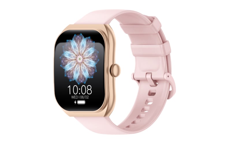 LJ Z172 išmanusis laikrodis: Bluetooth skambučiai, lenktas ekrano, širdies ritmas stebėjimas, kraujo deguonies lygis, miego stebėjimas.