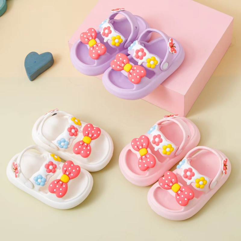 Bērnu sandales ar EVA augšpusi un EVA zoli, universālas, vecuma grupa 1–12 gadi, karikatūras raksts