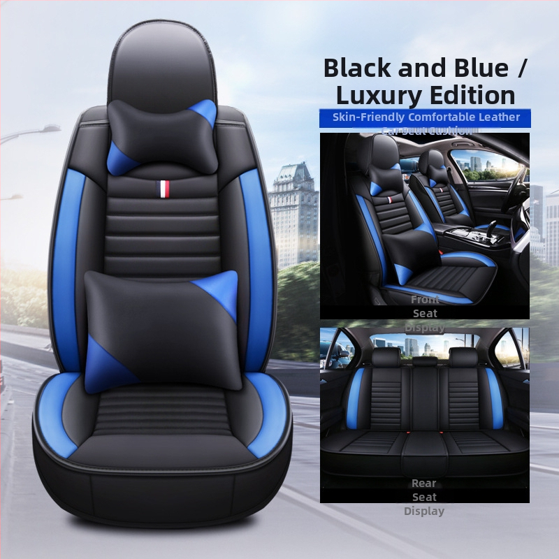 Penkių sėdimų vietų automobilio sėdynių uždangalas, pilnas dengimas, visiems metų laikams, atsparus dėvėjimuisi; medžiaga: medvilnės audinys; svoris: 6 kg; pritaikomas apdorojimas; licencijuotas privatų ženklą