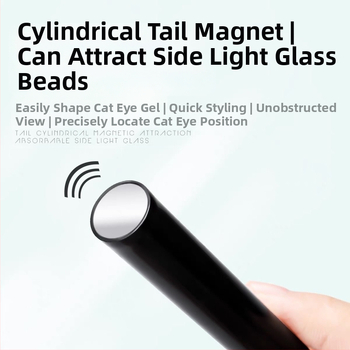 Y formos katės akies magnetas nagų gelio lakams | dvigubos galvutės, stiprus, daugiafunkcinis, nerūdijančio plieno magnetas, 42 g